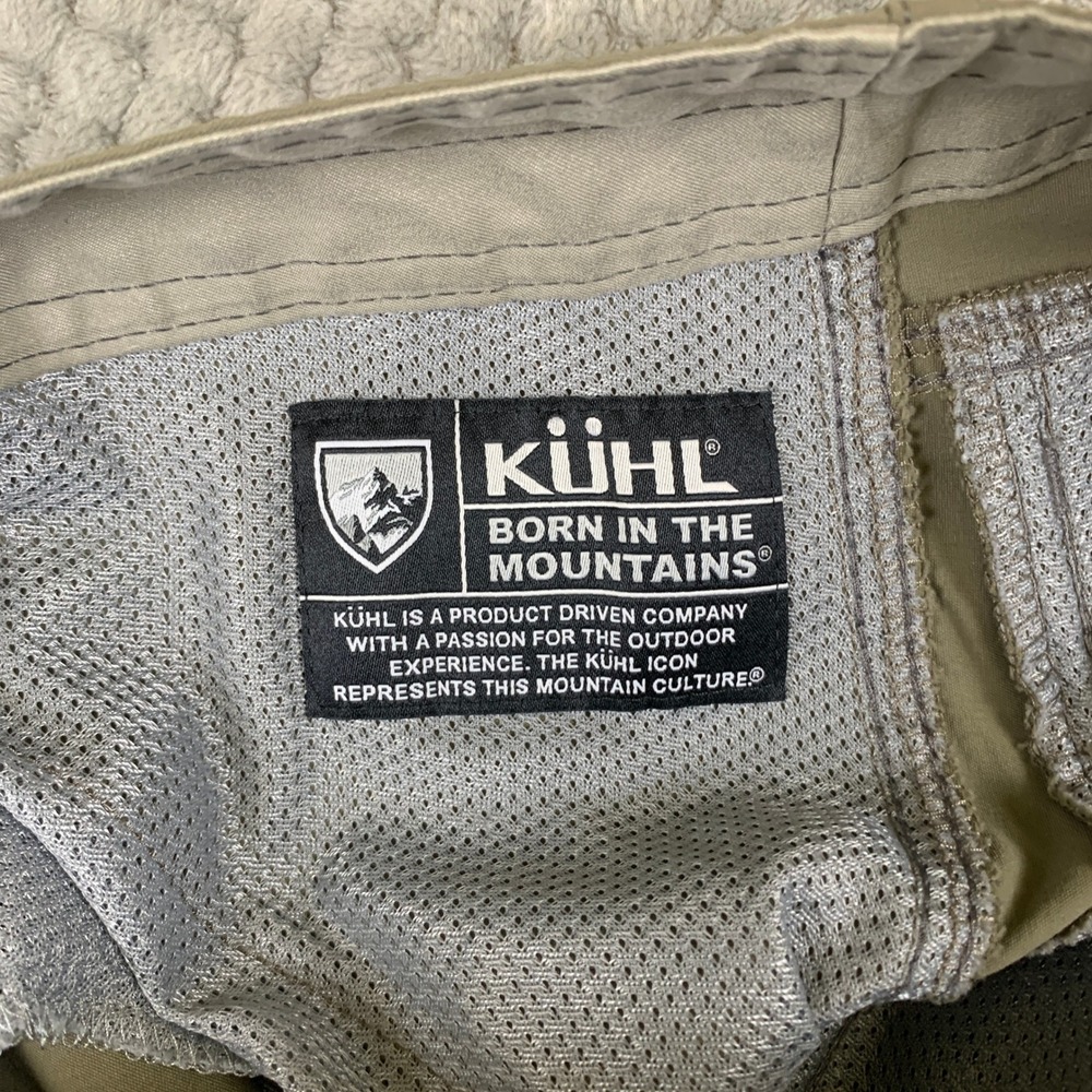 Kuhl Renegade Shorts‎ Mens 30 Khaki Tan Hiking Outdoor Cargo Style 5121 - Picture 2 of 10